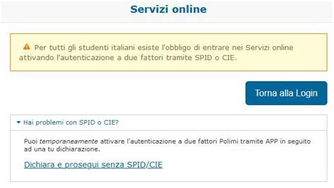 polimi accesso.